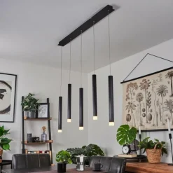 Suspension Freshwater LED Noir, 5 lumières