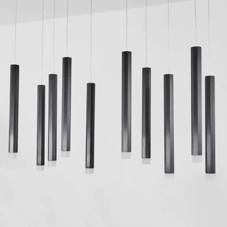 Suspension Freshwater LED Noir, 10 lumières