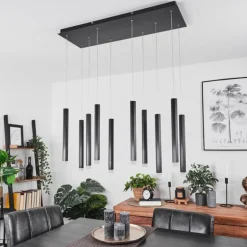 Suspension Freshwater LED Noir, 10 lumières