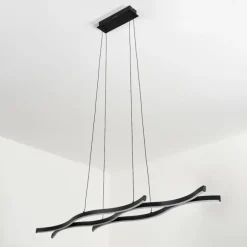 Suspension Fuliola LED Noir, 1 lumière