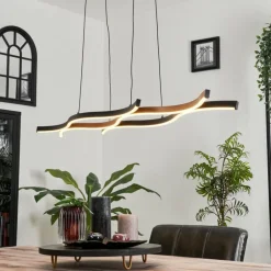 Suspension Fuliola LED Noir, 1 lumière