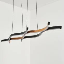 Suspension Fuliola LED Noir, 1 lumière