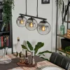 Suspension Gastor Clair, Fumé, 3 lumières