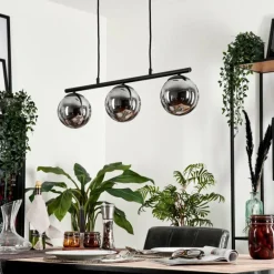 Suspension Gastor Fumé, 3 lumières