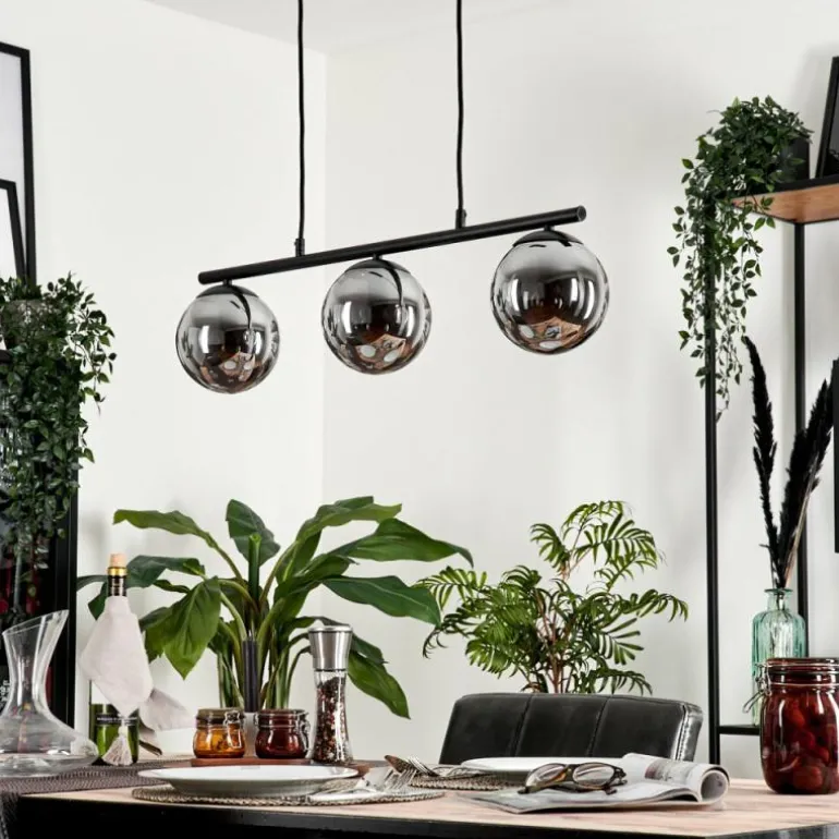 Suspension Gastor Fumé, 3 lumières