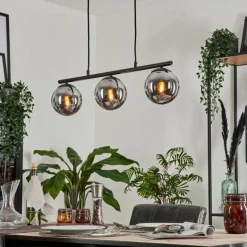 Suspension Gastor Fumé, 3 lumières
