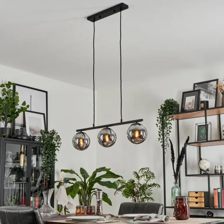 Suspension Gastor Fumé, 3 lumières