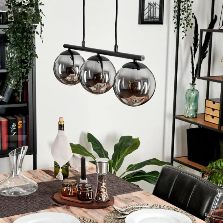 Suspension Gastor Fumé, 3 lumières