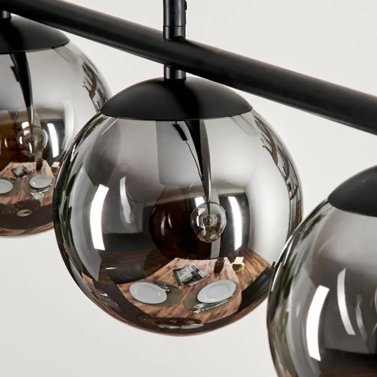 Suspension Gastor Fumé, 4 lumières