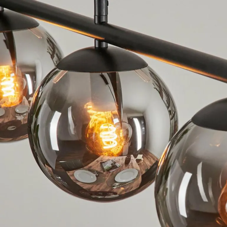 Suspension Gastor Fumé, 4 lumières