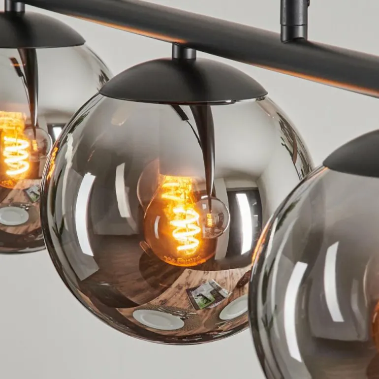 Suspension Gastor Fumé, 5 lumières