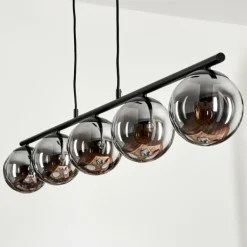Suspension Gastor Fumé, 5 lumières