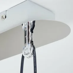 Suspension Globine LED Chrome, 4 lumières