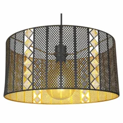 Suspension Globo ABINI Noir, 1 lumière