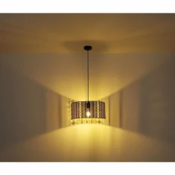 Suspension Globo ABINI Noir, 1 lumière