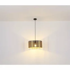 Suspension Globo ABINI Noir, 1 lumière