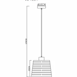 Suspension Globo ABLONA Noir, 1 lumière
