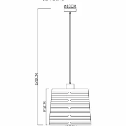 Suspension Globo ABLONA Noir, 1 lumière