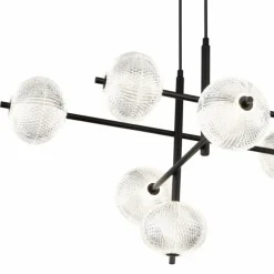 Suspension Globo AIDA LED Noir, 11 lumières