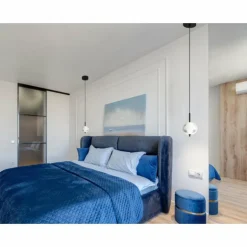 Suspension Globo AIDA LED Noir, 1 lumière