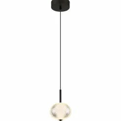 Suspension Globo AIDA LED Noir, 1 lumière