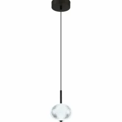 Suspension Globo AIDA LED Noir, 1 lumière