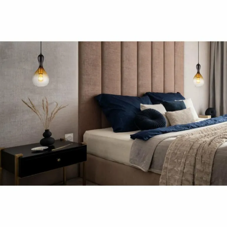 Suspension Globo ALADDIN Noir, 1 lumière