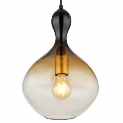 Suspension Globo ALADDIN Noir, 1 lumière