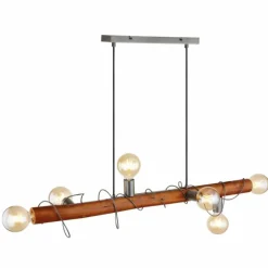 Suspension Globo ALICE Noir, 6 lumières