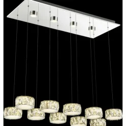 Suspension Globo Amur LED Chrome, 1 lumière