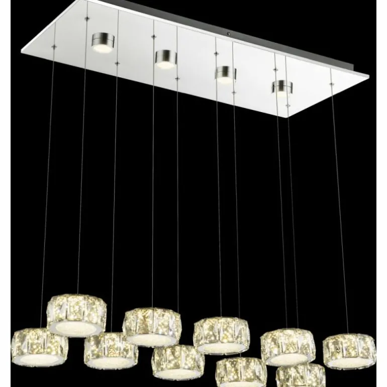 Suspension Globo Amur LED Chrome, 1 lumière