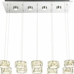 Suspension Globo Amur LED Chrome, 1 lumière