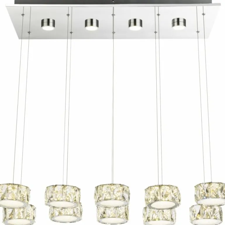 Suspension Globo Amur LED Chrome, 1 lumière