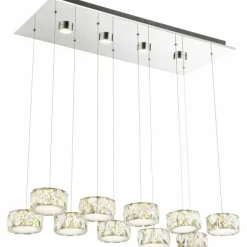 Suspension Globo Amur LED Chrome, 1 lumière