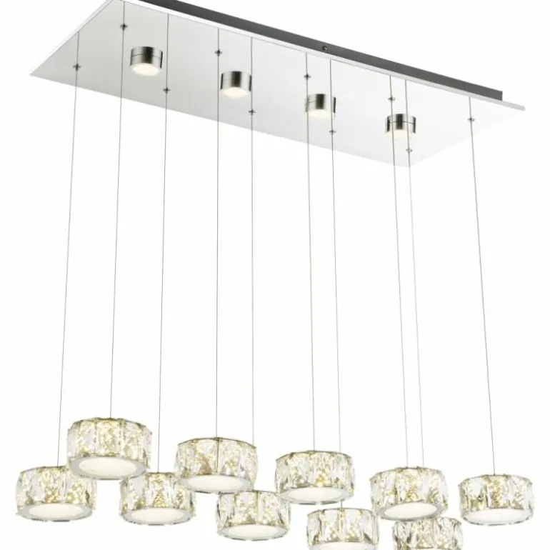 Suspension Globo Amur LED Chrome, 1 lumière