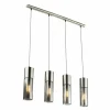 Suspension Globo ANNIKA Nickel mat, 4 lumières