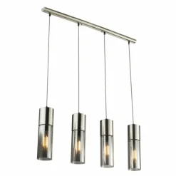 Suspension Globo ANNIKA Nickel mat, 4 lumières