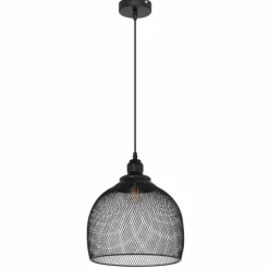 Suspension Globo ANYA Noir, 1 lumière