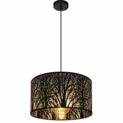 Suspension Globo BARZI Noir, 1 lumière