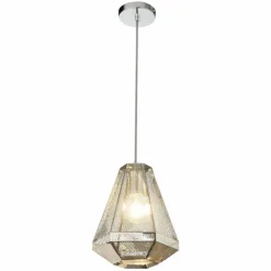 Suspension Globo BRANDON Chrome, 1 lumière