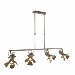 Suspension Globo CARSTEN Rouille, 4 lumières