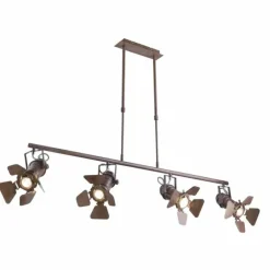 Suspension Globo CARSTEN Rouille, 4 lumières