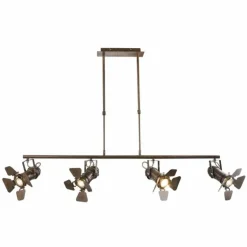 Suspension Globo CARSTEN Rouille, 4 lumières