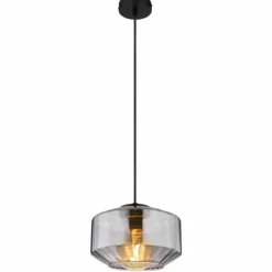 Suspension Globo CHRISTIANA Noir, 1 lumière