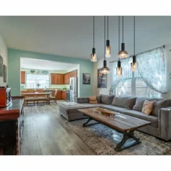 Suspension Globo CLASSIS Noir, 6 lumières