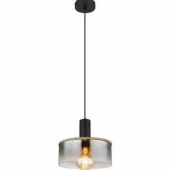 Suspension Globo CLASSIS Noir, 1 lumière