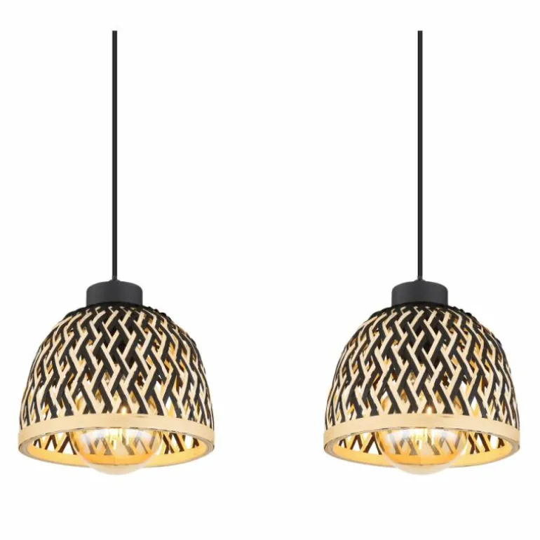 Suspension Globo COLLY Noir, 4 lumières