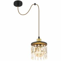 Suspension Globo COMMA Noir, 1 lumière