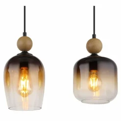 Suspension Globo COMMY Noir, 3 lumières