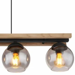 Suspension Globo CONNI Noir, 4 lumières